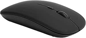 Resim Sxhlseller Fare Siyah Kablosuz Bluetooth 5.0 Sessiz Ofis OS X/Mi/ Dizüstü Bilgisayar Tabletleri için Sessiz Fare Doğru İzleme Hafif ve Taşınabilir Siyah Kütüphane Sınıf 