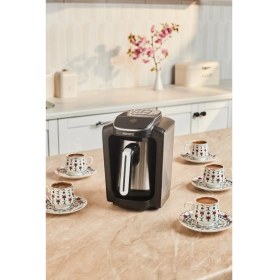 Resim Teknotrust Paslanmaz Çelik Türk Kahve Makinesi, 5 Fincan Kapasiteli, Şık ve Dayanıklı Tasarım 