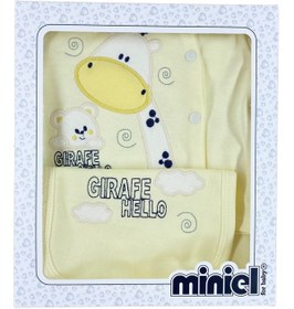 Resim Minikel Happy Giraffe Yenidoğan 5'li Zıbın Takımı 