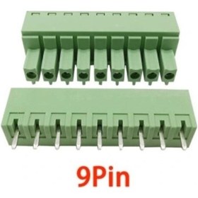 Resim 9 Pin 3.81mm Geçmeli 90c Takım Klemens 