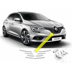 Resim Renault Megane 4 Ön Panjur Nikelajı Takım 960103748R 
