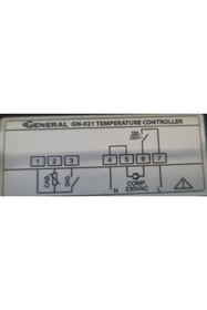 Resim Universal DİJİTAL TERMOSTAT GN-021 TEK PROP 220V (GENERAL) 