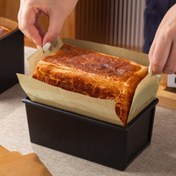 Resim 1 adet/2 adet Yeniden Kullanılabilir Ekmek Kavanoz Lineri, Gıda Sınıfı Teflon Ekmek Askısı, Ekmek Kavanoz Kaldırıcıları - Tutacakları Olan Yapışmaz ve Kolay Temizlenebilir Hamur Transfer Aracı 