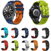 Resim Sones Ticwatch Pro X 22mm Futbol Desenli İki Renkli Silikon Kordon 