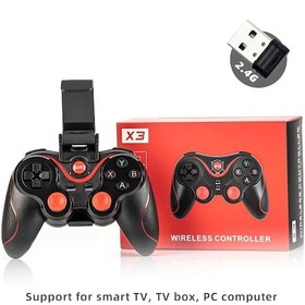 Resim X3-2.4g-x3 Gamepad Cep Telefonu Denetleyici Desteği Android/ios/hongmeng 2.4g Kablosuz Bt Joystick Oyun Denetleyicisi 