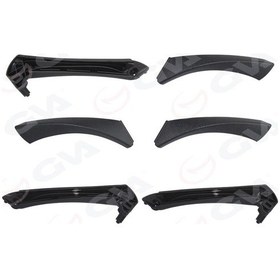 Resim Kapı Tutamak Seti 6 Parça Bmw E90 Lcı Sıyah-390774 