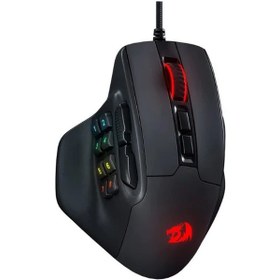 Resim Redragon M811 Aatrox Mmo Oyun Faresi, 15 Programlanabilir Düğme Kablolu Rgb Black Japonya Diğer 