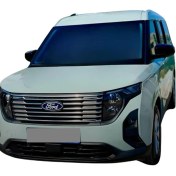 Resim Ford Tourneo Courier Krom Ön Panjur 8 Prç 2024 ve Üzeri Paslanmaz Çelik 