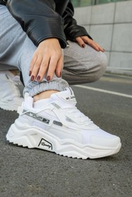 Resim MC Jamper Kadın Beyaz Ortopedik Spor Ayakkabı 2038 