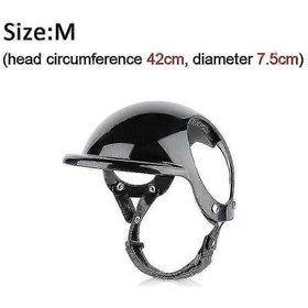 Resim Köpek Güneş Gözlüğü Evcil Hayvan Seti Köpek Gözlükleri, Toz Uv Köpek Gözlükleri Köpek Ve Gözlükler Köpek Motosiklet M Beden Kask 