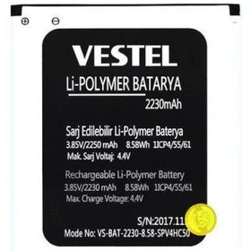 Resim KVY Vestel Venüs V3 5000 Uyumlu Batarya Pil 2230mah 