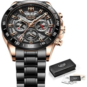 Resim Hanyang Lıge 2021 Erkekler Izle Top Marka Lüks Su Geçirmez Kuvars Bilek Saatler Erkekler Için Tarih Spor Paslanmaz Çelik Saat Erkek Montre Homme (Yurt Dışından) 