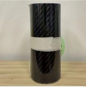 Resim Sunshine022 5d Karbon Fiber Film 118x3.94 İnç Mat Siyah Otomotiv Kaplama 