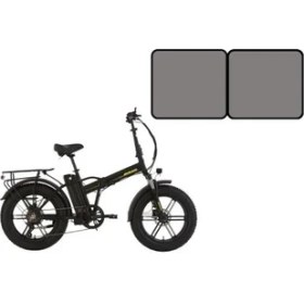 Resim Bisan E-Folding Gaz Kollu F4 Elektrikli Katlanır Bisiklet 43CM Md 20 Jant 7 Vites Metalik Gri Gri 