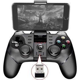Resim Wezone İpega 9076 Siyah Bluetooth Kablosuz Oyun Kolu - 2.4g Alıcı İle Ps3 Desteği - Taşınabilir Oyun Deneyimi 