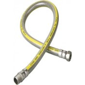 Resim Doğalgaz Ocak Fırın Flexi Ocak Hortumu 125CM 1/2 - 1/2 