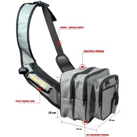 Resim Wolfish Spin Lrf Balıkcı Çantası Gri 