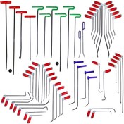 Resim Genel Markalar Pdr Itme Çubukları 53 Adet Set 360° Dönebilen Sap Boyasız Göçük Düzeltme Araçları 
