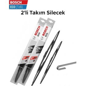 Resim Renault Symbol 2014 Model Ön Silecek Takımı Bosch Eco Telli 