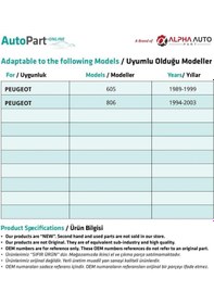 Resim Citroen, Fiat, Ford, Peugeot, Renault İçin Döşeme Klipsi-50'li 