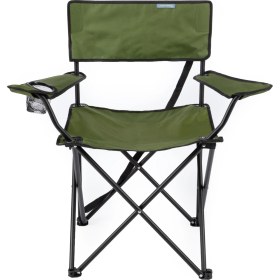 Resim Uniqamping Eco Ergonomik Katlanır Kamp Sandalyesi Haki-Siyah 