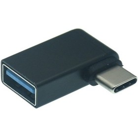 Resim Type C 3.1 To Usb 3.0 Şarj 90 Dirsek Köşe Çevirici 4658P Adaptör 