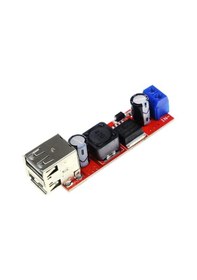 Resim Byteknik-Çift Usb Çıkışlı 9V / 12V / 24V / 36V - 5V Dönüştürücü Dc 3A 