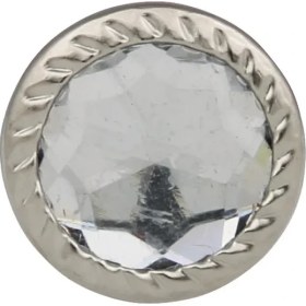 Resim Dekoratif Parlak Taşlı Kabara Raptiye 17 mm - 500 ( Lisinya ) 
