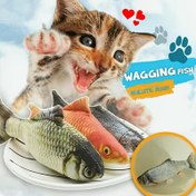 Resim Dayanıklı Isırma Dirençli Kedi Oyuncak Balık - Gerçekçi Peluş Yavru Kedi Teaser Çok Renk Seçenekleriyle, Etkileşimli Oyun ve Kendi Sağlığı İçin Faydalı Kapalı Alanlarda Kullanım için Kedi Malzemeleri, Kedi Oyuncağı | Gerçekçi Balık Tasarımı | Dayanıklı Evcil Hayvan Oyuncakları, Etkileşimli Kedi Oyuncakları 