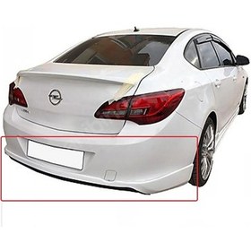Resim Opel Astra J Sedan Custom Arka Ek Difüzör Siyah Plastik 2011+ Arka-difizör-bodykit-ek-karlık 