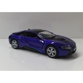 Resim Kinsmart Dianomi KİNSMART 1:32 ölçek BMW ı 8 çek bırak metal model 