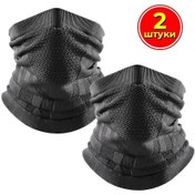 Resim Youtek Nefes Alabilir Kış Atkısı - Esnek Ve Rüzgar Geçirmez Mesh Tasarım Gri 