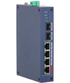 Resim Dahua 4port Poe 10/100 2xsfp Cloud Yönetilebilir Switch Chs4206-4et-90 