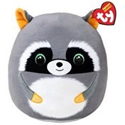 Resim TY Squishy Beanies Gri Rakun Sneaky 25 Cm 