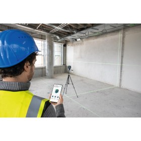 Resim Bosch GLL 12V-100-33 CG AA Pilli 3x360° Yeşil Çizgi Lazeri 0601065400 