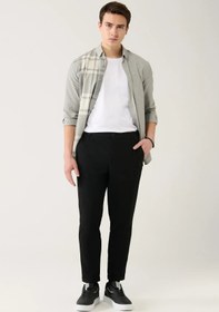 Resim Avva Erkek Pantolon B003033 Siyah 