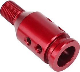 Resim Jiawu Vites Topuzu, Araba Adaptörü Alüminyum Aşınmaya dayanıklı Araba Vites Topuzu Adaptörü, Vida Anahtarı Ile Profesyonel Kullanım Için Kauçuk Aksesuar (kırmızı) 