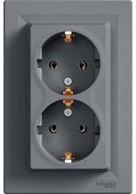 Resim Eph9900162 Asfora Çelik Ikili Topraklı Priz 