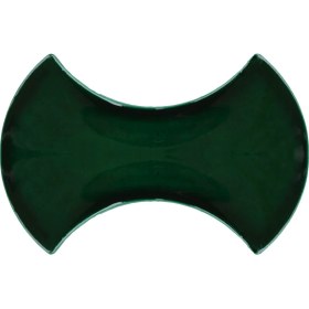 Resim Armada Çini 12x20 cm Kemik Yeşil Şekilli Seramik 