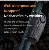 Resim Ynf Siyah Hırsızlık Karşıtı 113db Akıllı Kablosuz Bisiklet Sireni Uzaktan Kumanda 6 Ay Pil Ömrü Evrensel 