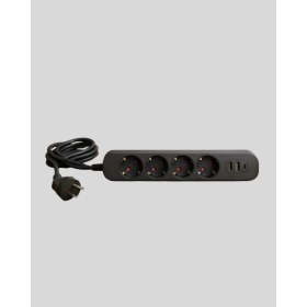 Resim MiraLive Akıllı Akım Dengelemeli 4’lü Çoklu Priz Type-C ve USB Çıkışlı 