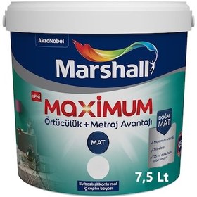 Resim Marshall Maximum Mat Silikonlu Badem Ezmesi 7,5 Lt. 10 Kg 