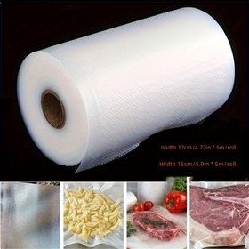 Resim 500cm Premium Vakumlu Mühürleme Torbaları - Yiyecekleri Daha Uzun Süre Taze Tutun, Çeşitli Boyutlarda Mevcut, Elektrik Gerektirmez - Et, Tahıl ve Daha Fazlası İçin Mükemmel 