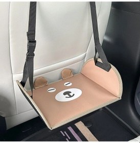 Resim Willowhaven Ayı Başlı Çocuk Koltuğu Ayak Dayama 4 Model Arabada Depolama Ünitesi Asılabilir Dekor 