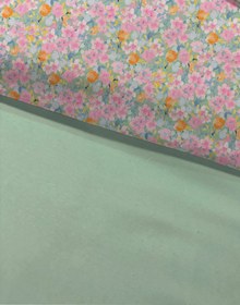 Resim Evmila Minik Çiçekler Desenli Nevresim Takımı - 200x220 Cm Nevresim + 50x70 Yastık kılıfı + 160x200 Cm Çarşaf 