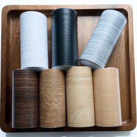 Resim 1 Rulo Su Geçirmez Kendinden Yapışkanlı PVC Ahşap Desenli Duvar Çıkartması - Kalınlaştırılmış Kenarlık Etiketi 10cm x 300cm (3.94"x118.11") Mutfak Arka Paneli, Banyo, Mobilya için - Çok Renk Seçenekleri, Yapıştır ve Soy Tasarım, Gerçekçi Ahşap Dokusu | Su Geçirmez Dekoratif Çıkartma 