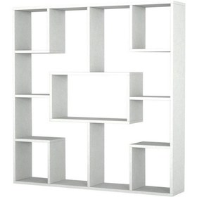 Resim Dekorister Optimist Kitaplık Beyaz 