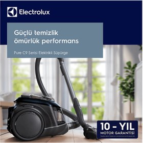 Resim Electrolux Pure C9 Toz Torbasız Süpürge Led Başlıklı, 10 Yıl Garantili 