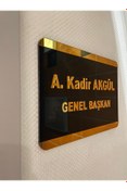 Resim Pleksiglas Ürünleri Ofis Oda Kapı İsimliği 