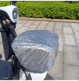 Resim Pil Araba Ön Sepet Yağmurluk Bisiklet Sepeti Su Geçirmez Çanta Evrensel, Boyut: Büyük Gümüş 